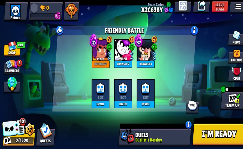 Nulls Brawl APK to Facebook or Google